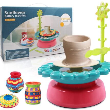 DIY-Sunflower Pottery Wheel For Kids