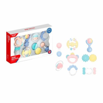 Rattles - 8 Pcs for Babies - Best Infant Toy Set