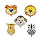 Jungle Safari Animals Foil Balloons for Wild Party Fun